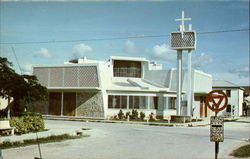 Ultra Modern Church Corozal, Colombia South America Postcard Postcard