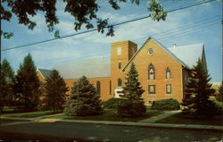 College Street Church of the Brethren, Remodeled in 1953 Postcard