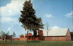 Calvary Lutheran Church on Route 51 in Wisconsin Woodruff, WI Postcard Postcard