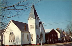 First Baptist Church Pocomoke City, MD Postcard 