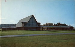 NAS Chapel and Religious Education Building, Whidbey Island Oak Harbor, WA Postcard Postcard