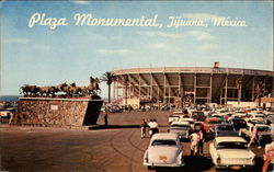 Plaza Monumental Tijuana, Mexico Postcard Postcard