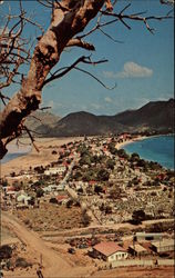 View of the Island of St. Maarten Postcard