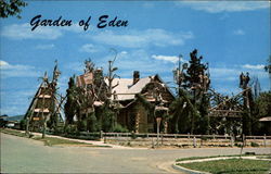 Garden of Eden Lucas, KS Postcard 