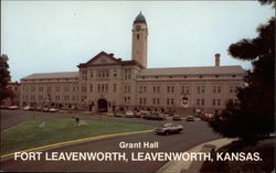 Grant Hall, Fort Leavenworth Kansas Postcard Postcard