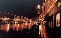 Christmas Lights Ottawa, KS Postcard Postcard