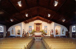 Our Lady of Mercy R.C. Church Hicksville, NY Postcard Postcard