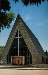 Church of the Sacred H eart Margaretville, NY Postcard Postcard