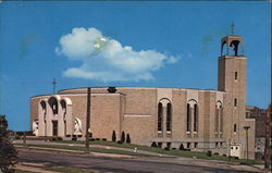 St. James Roman Catholic Church Jamestown, NY Postcard Postcard