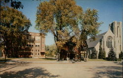 St. Mary's Church, Rectory and Shcool Hudson Falls, NY Postcard Postcard