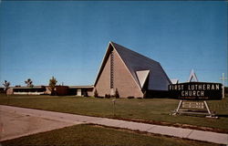 First Lutheran Church Postcard