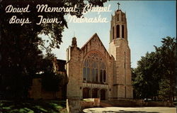 Boy's Town - Dowd Memorial Chapel Postcard