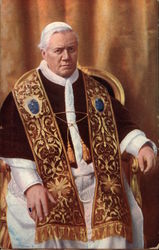 S.H. Papst Pius X Postcard