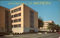 University of Akron Ohio Postcard Postcard