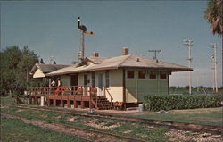 Trilby-San Antonio & Cypress RR "Orange Belt Route" Postcard