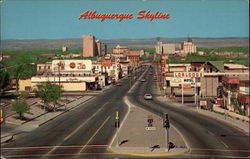 Central Avenue Looking West from Pan-American Freeway Albuquerque, NM Postcard Postcard