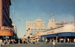 Central Avenue at Washington Streets Phoenix, AZ Postcard Postcard