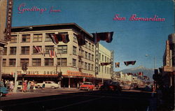 Greetings From San Bernardino Postcard