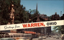 Greetings from Warren, Ohio Postcard Postcard
