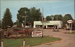 Elm Rest Ice Cream Cadillac, MI Postcard Postcard