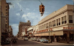 Looking North On Orange Ave Postcard
