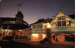 Madonna Inn by Night San Luis Obispo, CA Postcard Postcard