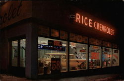 Rice Chevrolet Inc., Manhasset, L.I., New York Postcard 