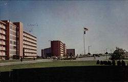 The Halls on the Hill, University of Kansas Lawrence, KS Postcard Postcard