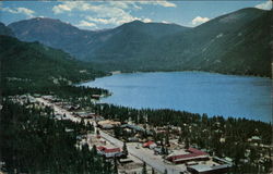 Main Street of the Village of Grand Lake Colorado Postcard Postcard
