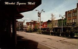 Market Square Mall, Downtown Postcard