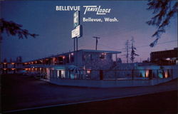 Bellevue TraveLodge Postcard