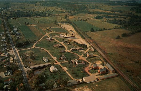 Shelburne Museum, aerial view Vermont