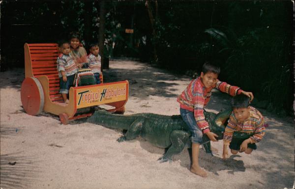 Tropical Hobbyland Seminole Village Miami Florida Native Americana