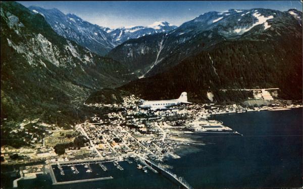 Clipper over Juneau Alaska