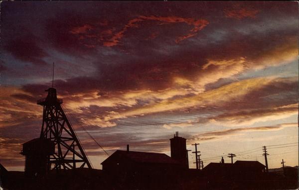 Silhouette of Butte Montana Lauretta Studio