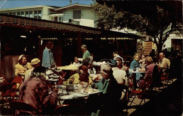 Original Farmers Market, Outdoor Dining Hollywood California