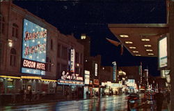 Yonge Street at Night Postcard