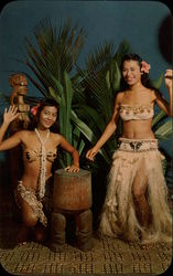 Polynesian Dancers Postcard