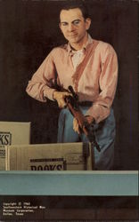 Wax figure of Lee Harvey Oswald Dallas, TX Postcard Postcard