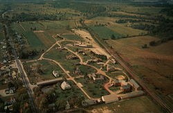 Shelburne Museum, aerial view Postcard