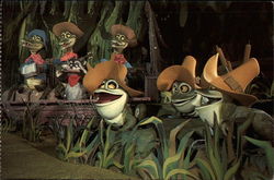 Frogs in Harmony Postcard