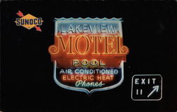 Lakeview Motel Postcard