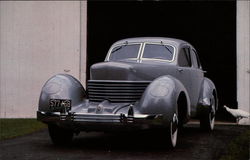 1936 Cord, Model 810, Westchester Sedan Postcard