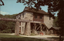 Historic Hamer's Mill Built in 1817 Mitchell, IN Postcard Postcard