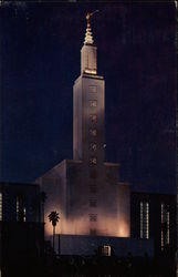 Temple of Church of Jesus Christ of Latter Day Saints Postcard