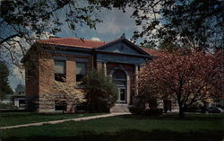 Wilmington Public Library, North South Street Ohio Postcard Postcard