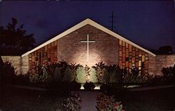 Night View of St. Thomas More Student Chapel Postcard