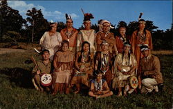 Members of the Wampanoag Wampanoag Tribe Postcard
