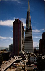 Holiday Inn and Transamerica Building Postcard