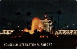 Honolulu International Airport Postcard